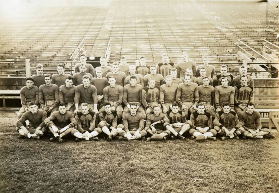 Marquette football team that participated in the first Cotton Bowl, 1936